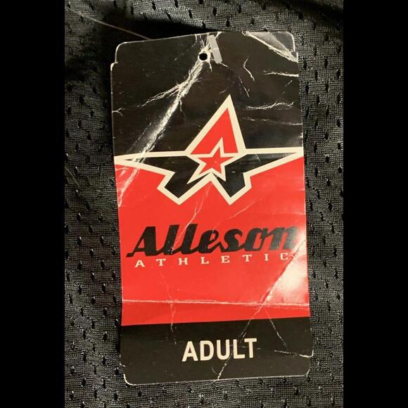 Alleson Athletic Mesh Football Practice Jersey Reversible Adult Black S/M Mesh - Picture 5 of 6